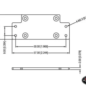 RC4WD Plaque De Montage Pour Modèles Réduits 1:10 Warn 9.5cti Winch CNC Plaque De Retenue – Accessoires RC france 9