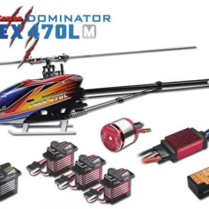 ALIGN Hélicoptère T-Rex 470LM Dominator Super Combo MB+ Kit De Construction – Helicos mode tendance 6