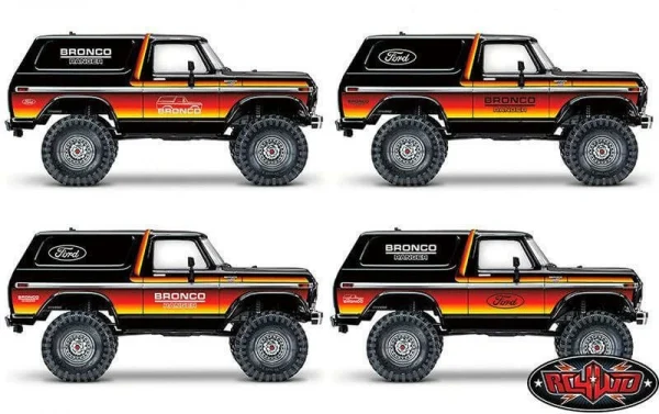 soldes en ligne RC4WD Autocollant Decals Style A TRX-4 Bronco – Accessoires RC 4