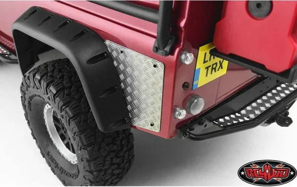 grande surprise RC4WD Tôle Gaufrée Pour Modèles Réduits TRX-4 Defender à L’arrière – Accessoires RC 3