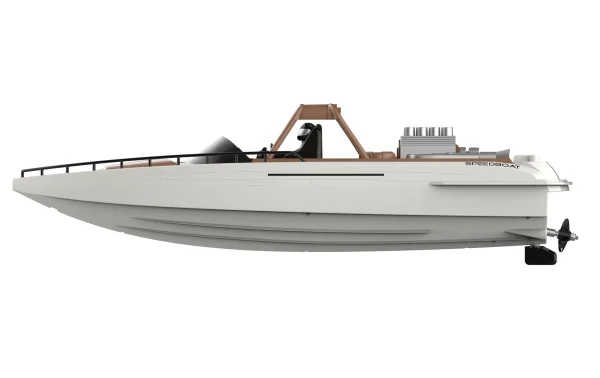 Amewi Bateau à Moteur Aimee, 380 Mm RTR – Navires RC mode 4