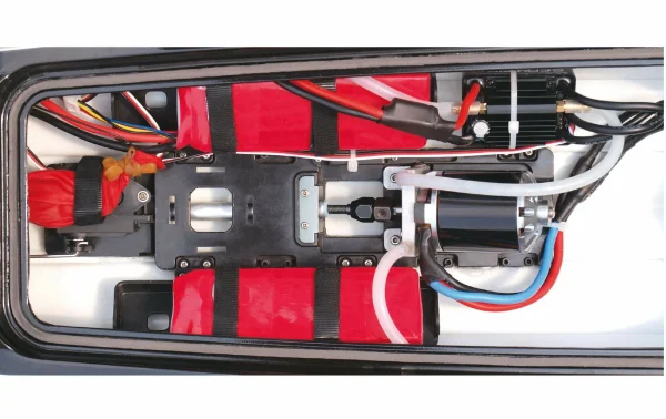 Amewi Bateau à Moteur ALPHA 4-6S Rouge ARTR – Navires RC Prix très abordable 3