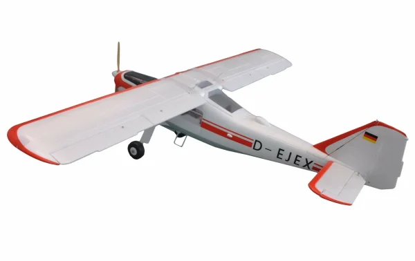 remise en ligne Amewi Avion à Moteur Dornier DO-27 1600 Mm, Rouge / Blanc PNP – Avions 3